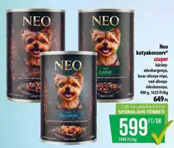 Coop Neo kutyakonzerv ajánlat