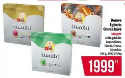 Coop Douwe Egberts Omnia kávé ajánlat