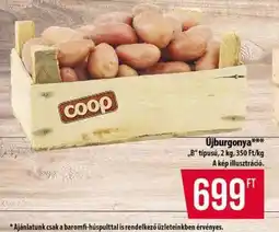 Coop Újburgonya ajánlat