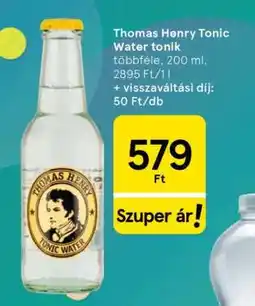 Tesco Thomas Henry Tonic Water tonik ajánlat