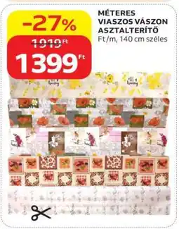 Auchan Méteres viaszos vászon asztalterítő ajánlat