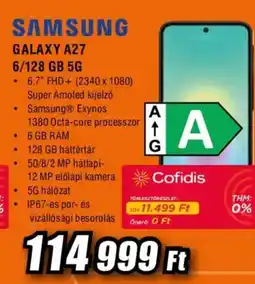 Expert samsung galaxy a27 6/128 gb 5g ajánlat