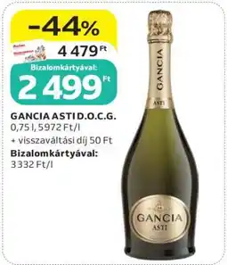 Auchan GANCIA ASTI D.O.C.G ajánlat