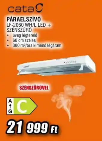 Cata páraelszívó lf-2060.wh/l led