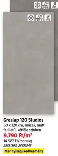 Bauhaus Greslap 120 Studios ajánlat