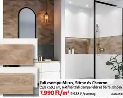 Bauhaus Fali csempe Micro, Stirpe és Chevron ajánlat