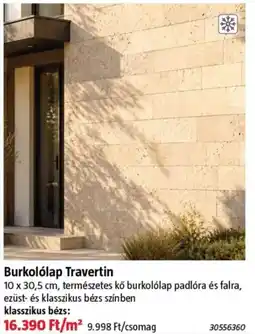Bauhaus Burkolólap Travertin ajánlat