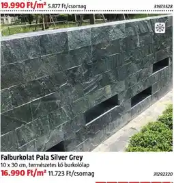 Bauhaus Pala Silver Grey falburkolat ajánlat