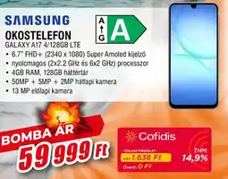 Expert Samsung okostelefon galaxy a17 4/128gb lte ajánlat
