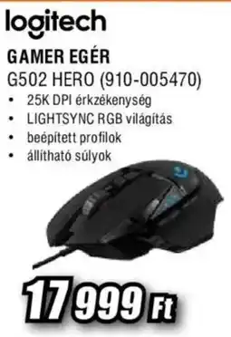 Expert logitech gamer egér g502 hero ajánlat