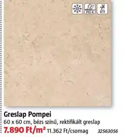 Bauhaus Greslap Pompei ajánlat