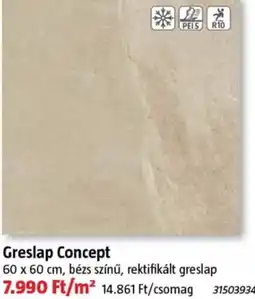 Bauhaus Greslap Concept ajánlat