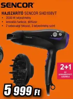 Expert sencor hajszárító shd108vt ajánlat