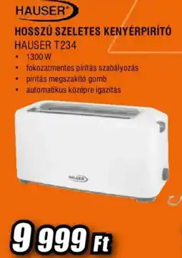 Expert Hauser hosszú szeletes kenyépirító ajánlat