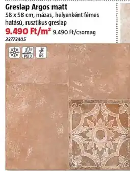 Bauhaus Greslap Argos matt ajánlat