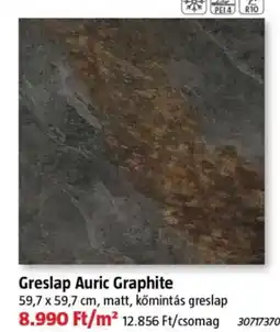 Bauhaus Greslap Auric Graphite ajánlat