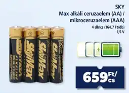 Goods Market Sky max alkáli ceruzaelem ajánlat