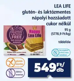 Goods Market Lea Life glutén- és laktózmentes nápolyi hozzáadott cukor nélkül ajánlat