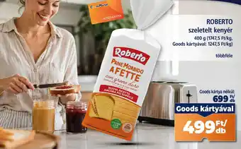 Roberto szeletelt kenyer