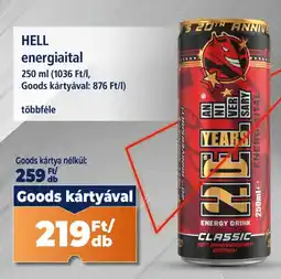 Goods Market Hell energiailtal ajánlat