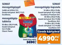 Goods Market Somat mosogatógép-kapszula ajánlat