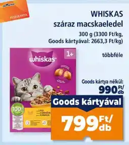 Goods Market Whiskas száraz macskaeledel ajánlat