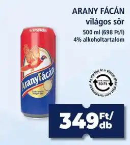 Goods Market Arany Fácán világos sör ajánlat