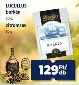 Goods Market Lucullus borkén ajánlat