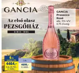 Metro Gancia Prosecco Rosé ajánlat