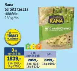 Metro Rana töltött tészta ajánlat
