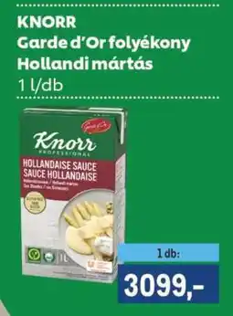 Metro KNORR Garde d’Or folyékony hollandi mártás ajánlat