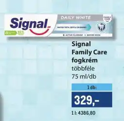 Metro SIGNAL FAMILY CARE FOGKRÉM ajánlat
