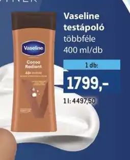Metro Vaseline testápoló ajánlat