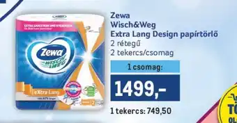 Metro Zewa Wisch&Weg Extra Lang Design papírtörlő ajánlat