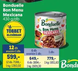 Metro Bonduelle Bon Menu Mexicana ajánlat