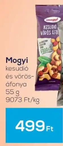GRoby Mogyi kesudió és vörös-áfonya ajánlat