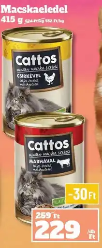 Family Diszkont Cattos macskaeledel ajánlat