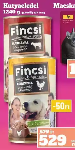 Family Diszkont Fincsi kutyaeledel ajánlat