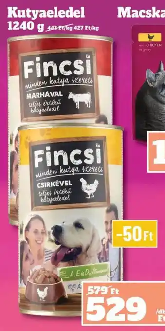 Fincsi kutyaeledel