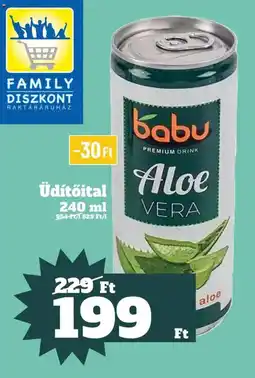Family Diszkont babu aloe vera ajánlat