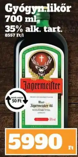 Family Diszkont Jagermeister ajánlat