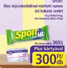 PlusMarket Sport Max ajánlat