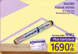 PlusMarket Mazzini alupack alufólia ajánlat