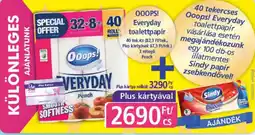 PlusMarket Ooops! everyday toilet paper ajánlat