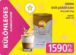 PlusMarket Omnia örölt pörkölt kávé ajánlat