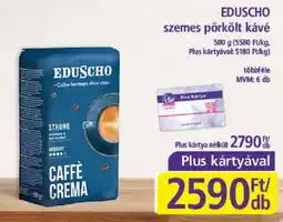 PlusMarket Eduscho szemes pörkolt kávé ajánlat