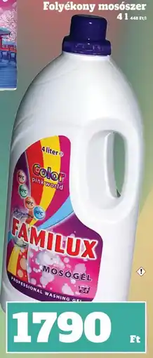 Family Diszkont Familux mosógél ajánlat