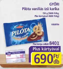 PlusMarket Gyori pilota karika ajánlat