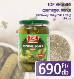 PlusMarket Top veggies csemegeuborka ajánlat