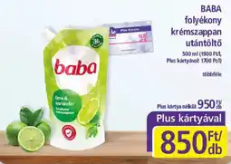 PlusMarket baba folyékony krémszappan ajánlat